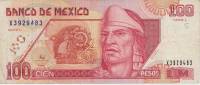 () Банкнота Мексика 1994 год 100  ""   VF